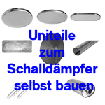 Universalbauteile für Schalldämpferbau