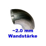90° Bögen ~2,0mm Wandstärke
