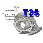 T25 Abgasgehäuse