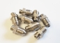 Preview: Doppelnippel M8x1 zu 7/16"-20(JIC) AN-4 Dash, V4A