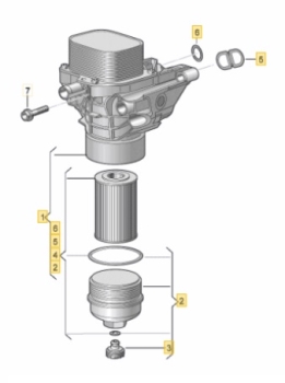 VW T6 2.0L TDI Ölkühler-Kit