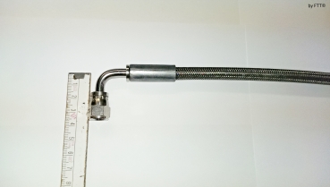 Dash AN4 90° L=270mm Flex - Ölvorlaufleitung zu 8mmØ