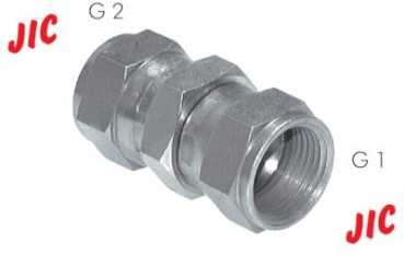 AN-4 Doppelverbinder gerade 7/16" zu 7/16" AN 4 DASH
