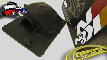 K&N Performance AirBox mit TÜV Gutachten für OPEL Zafira A / Zafira B / Astra H / Astra G