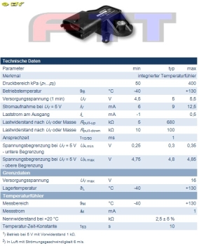 Ladedrucksensor 3bar (400KPA)