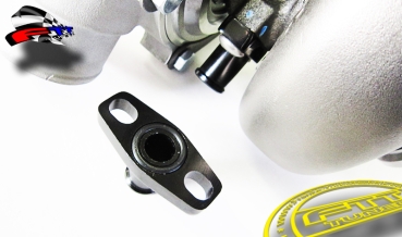 Oil Rücklauf Kit Alu Black Pro 38/45-M8-0°-15-31,5