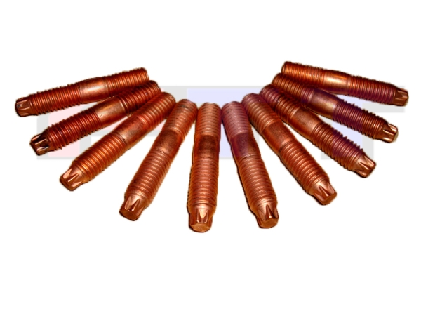 M8x32 8.8 Stehbolzen verkupfert
