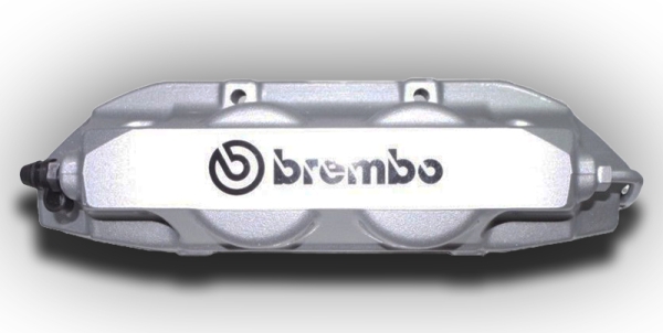 Brembo 4Kolben Festsattel RE silber