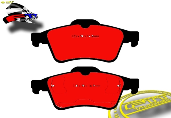 EBC Redstuff SBB für 292x20 1K FTT© BremsSystem HA