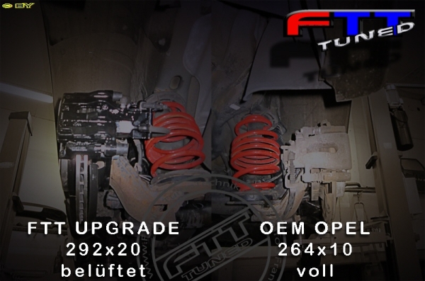 FTT© Bremsträger Satz HA für 292x20 Bremsanlage