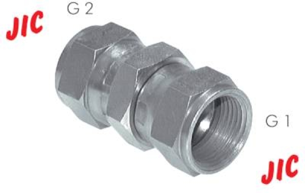AN-4 Doppelverbinder gerade 7/16" zu 7/16" AN 4 DASH