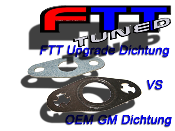 FTT© Upgrade Dichtung Z20LEx / Z16LEx Ölrücklauf an Turbolader M6x38 KKK