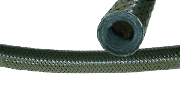 15x23 ÖLSCHLAUCH mit Edelstahl Metallumflechtung