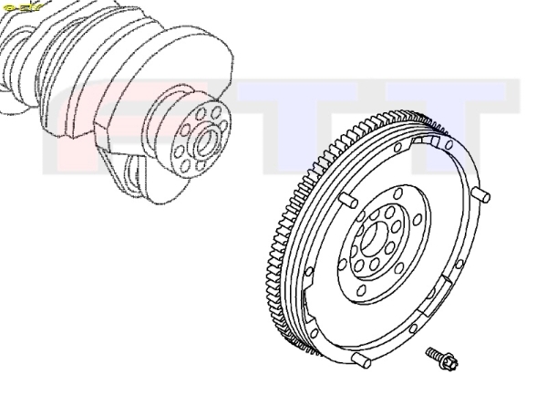 M10x27 SCHWUNGRADSCHRAUBE V6