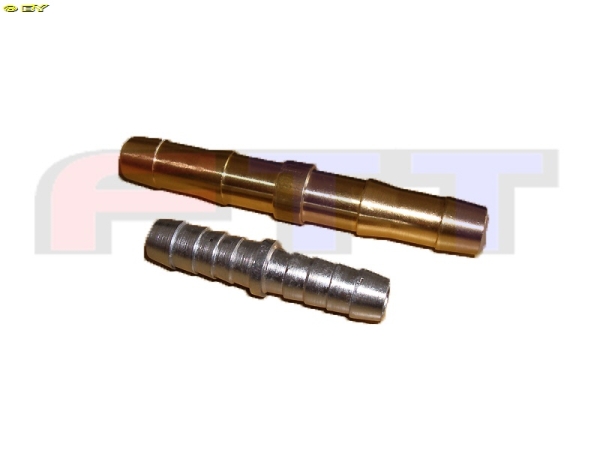 Schlauchverbinder 7 -8mm / 7 - 8mm, Stahl verzinkt