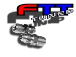 Doppelnippel 1/4" M11 zu 7/16"- 20 AN-4 Dash, Stahl verzinkt